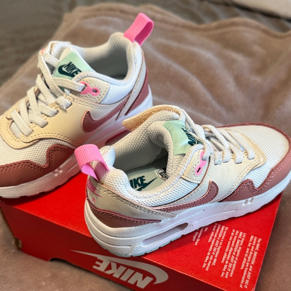 Nike Kids' Pink and Cream Sneakers